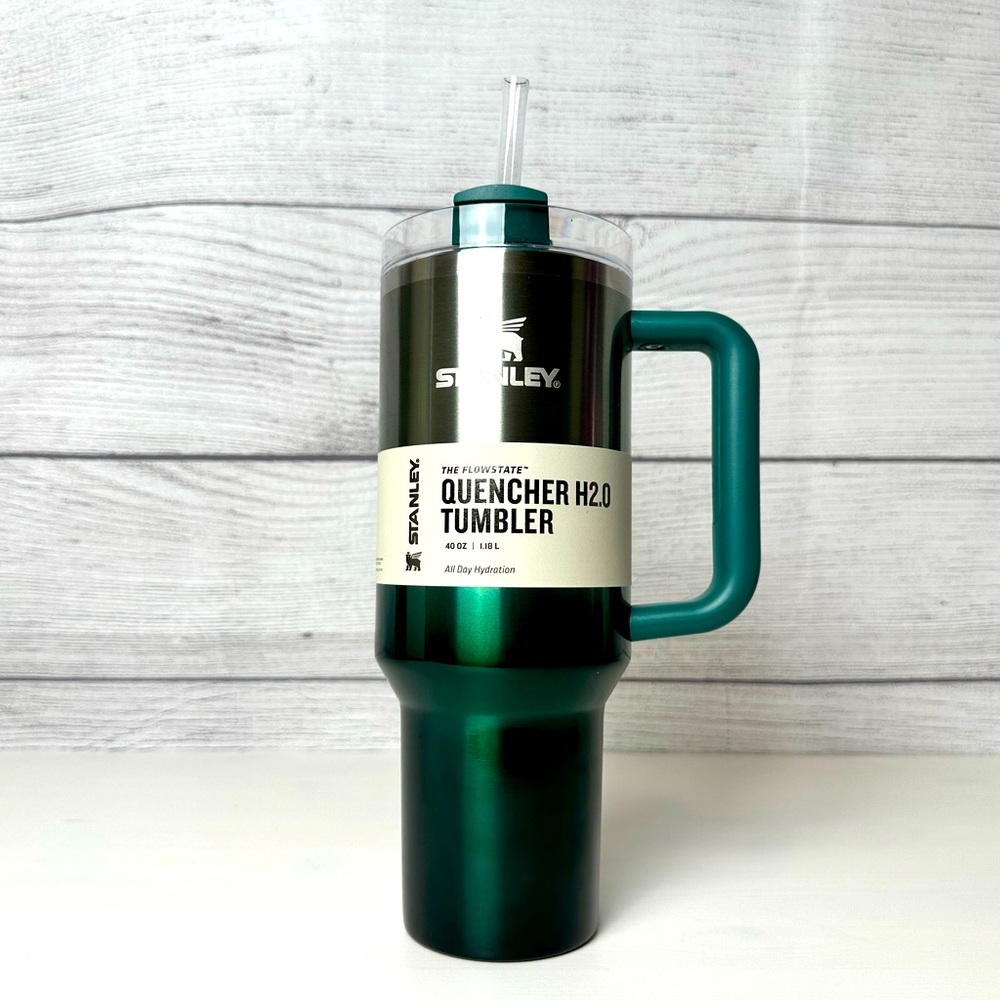 Stanley, 40 oz quencher H2.0 Green Gradient , Tumbler New